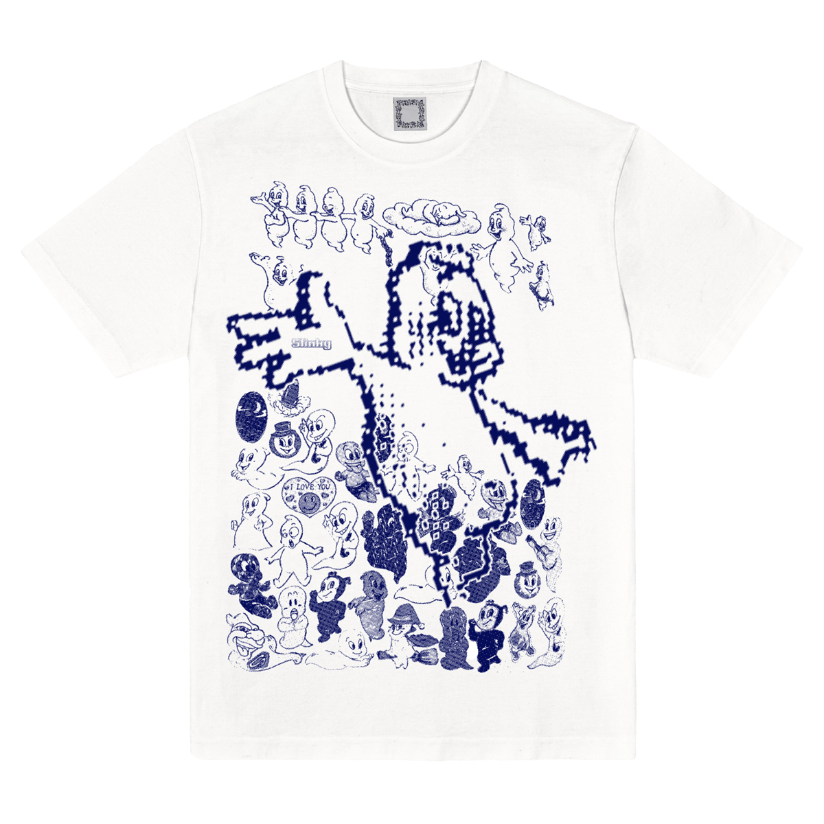 Ghost T-Shirt white | Slinky